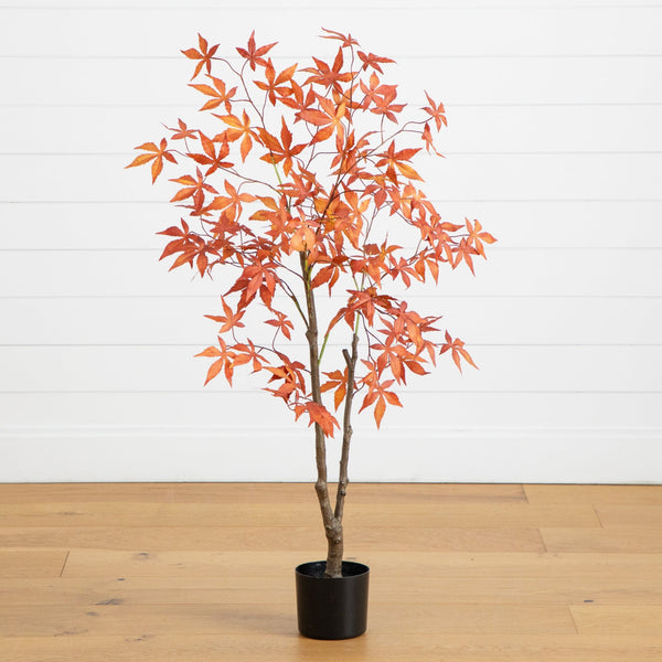 4' Autumn Japanese Maple Artificial Fall Tree