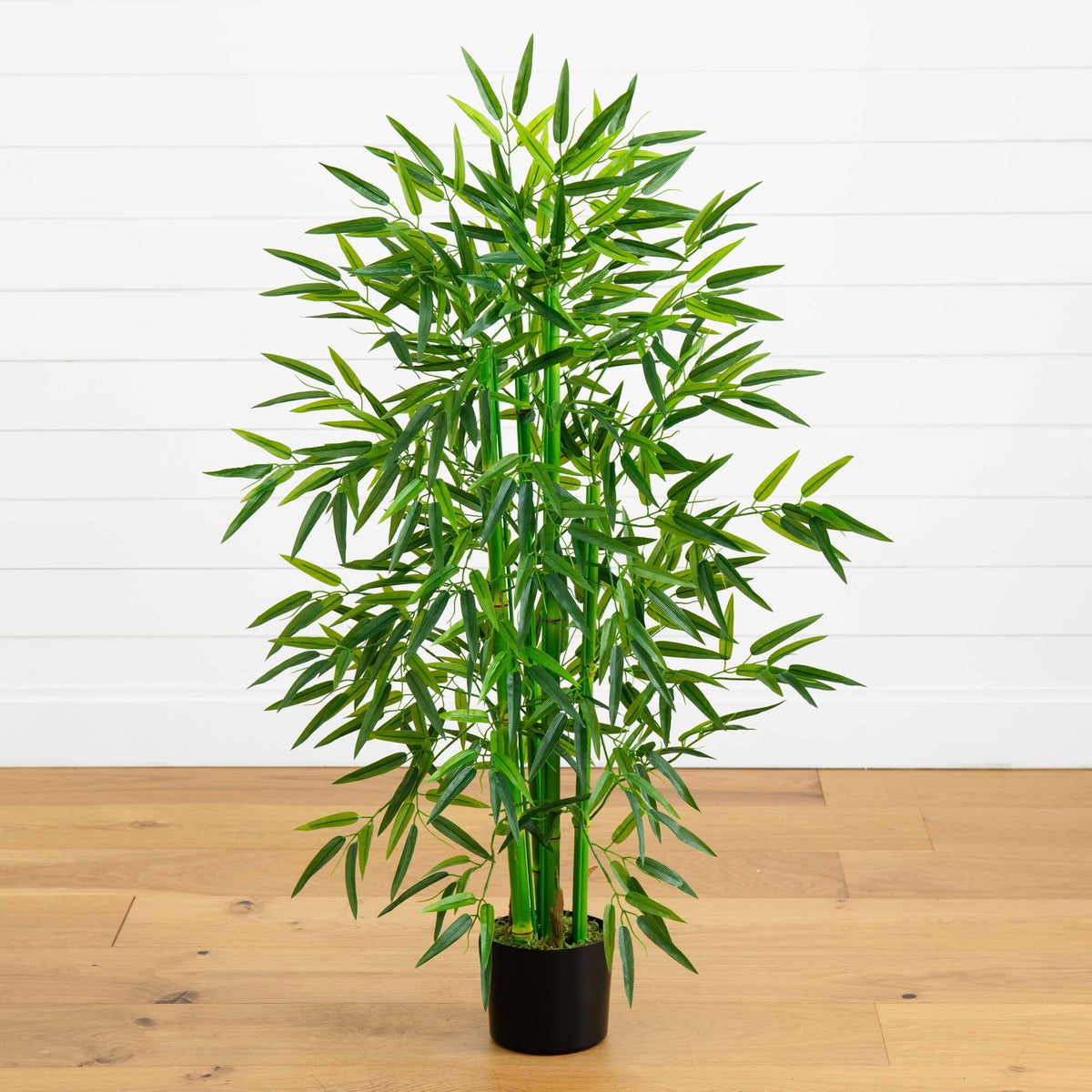 in house bamboo plants Nearly Natural 4-ft Bamboo Tree UV Resistant (Indoor/Outdoor)