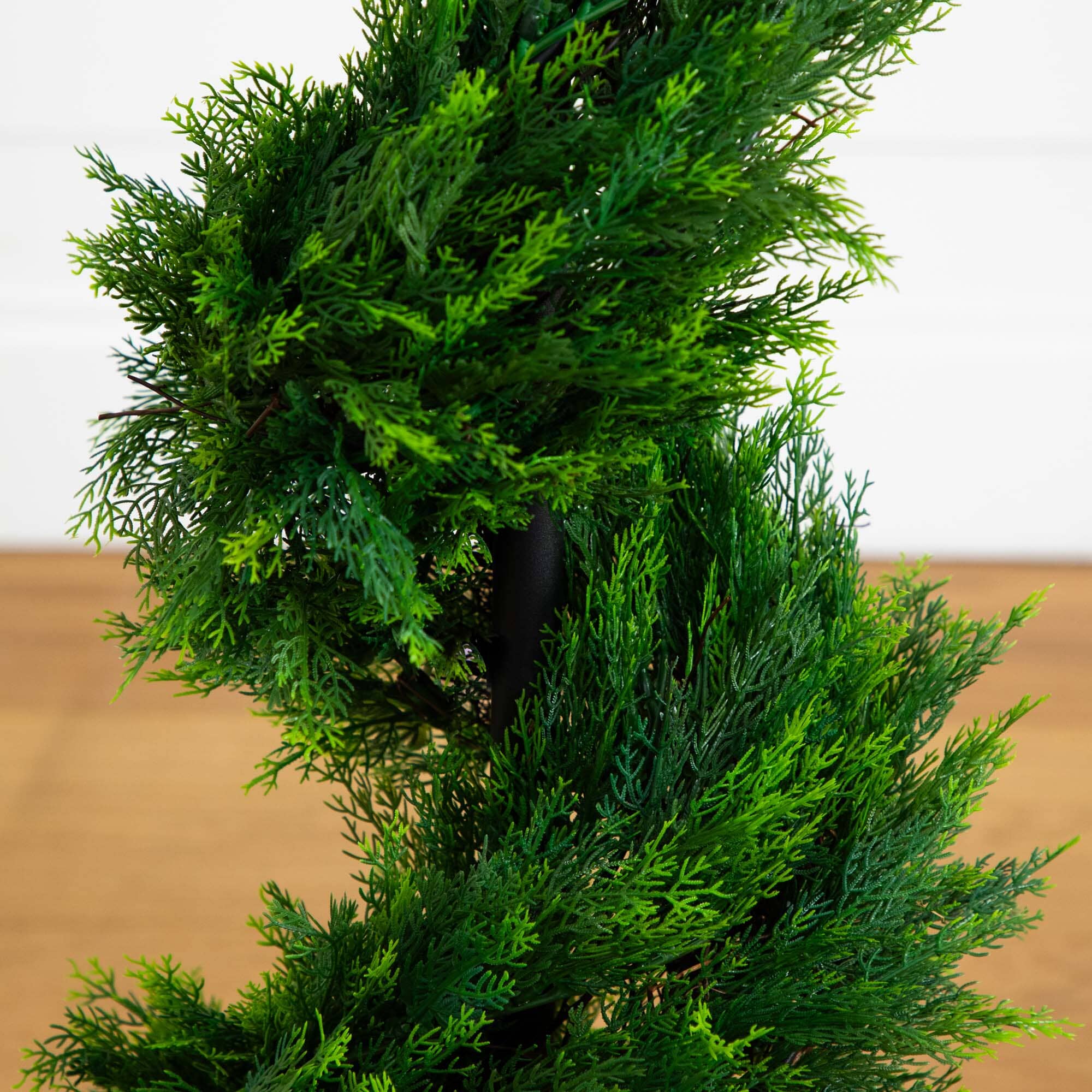 4' Cypress Spirial Silk Tree | Nearly Natural