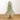 4' Artificial Pre-Lit Flocked Down Swept Christmas Tree with 110 Warm White LED Lights