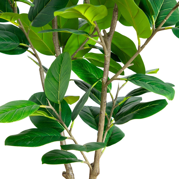 4' Artificial Audrey Ficus Tree in Rustic Decorative Planter