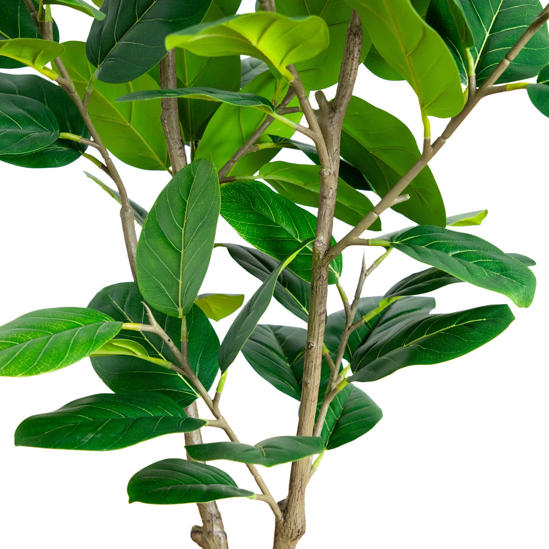 faux ficus audrey tree Nearly Natural 4ft. Artificial Audrey Ficus Tree in Rustic Decorative Planter