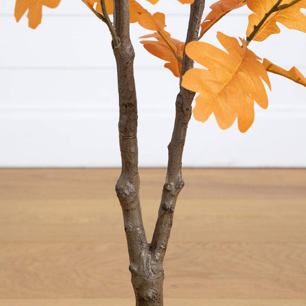 4' Artificial Autumn Oak Tree