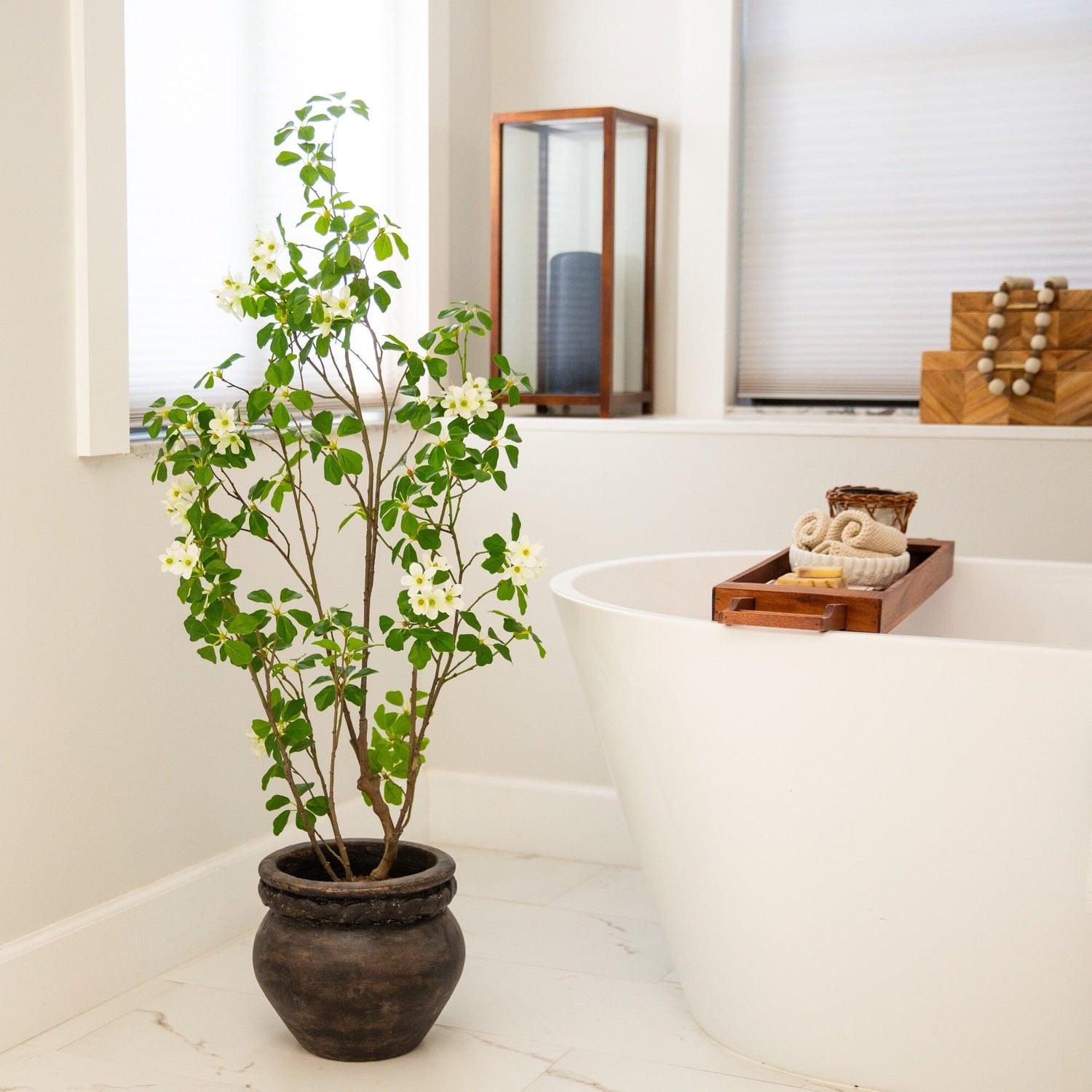 4' Artificial Dogwood Tree