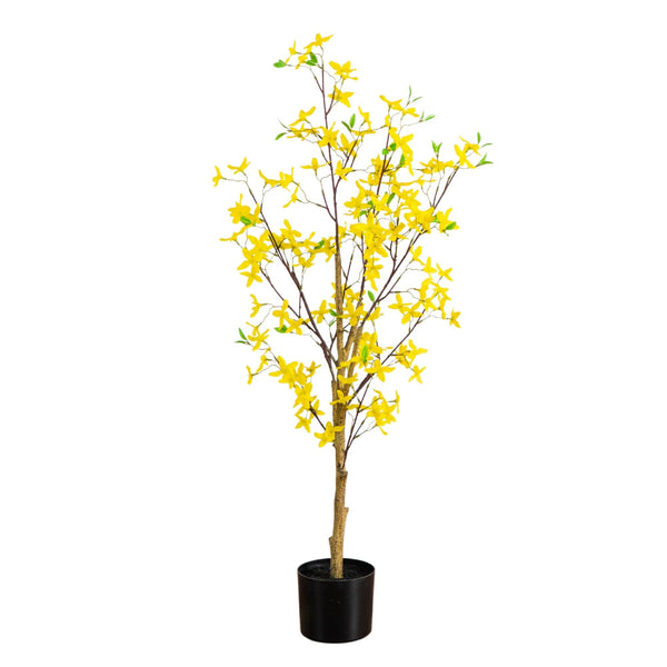 4' Artificial Forsythia Tree