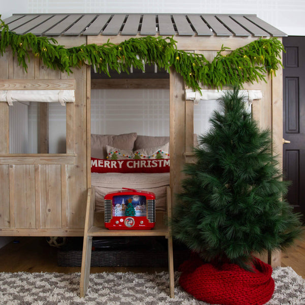 4' Artificial Green Pampas Grass Christmas Tree