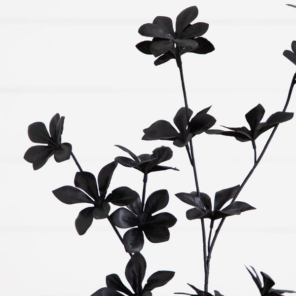4' Artificial Halloween Black Enkianthus Tree