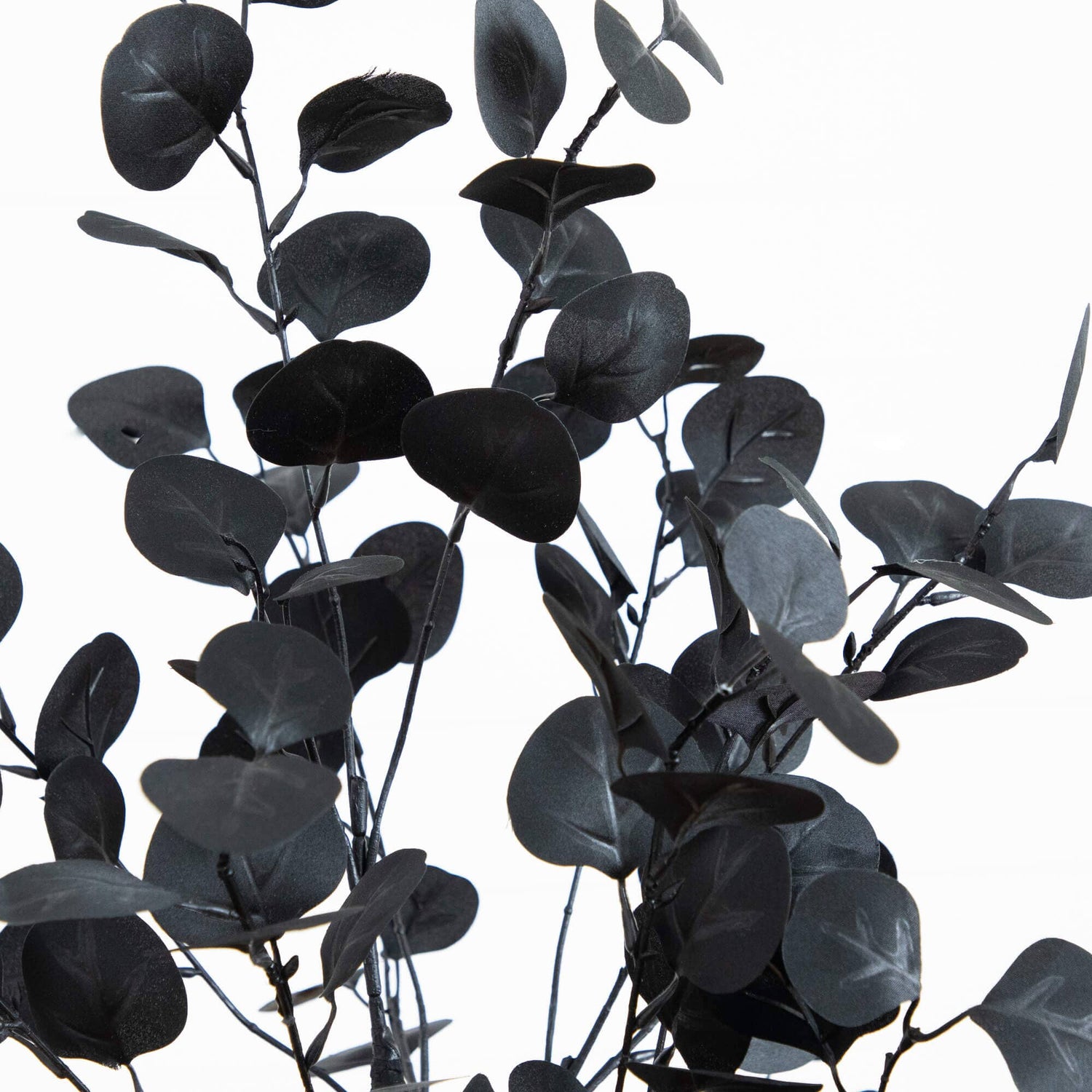 4' Artificial Halloween Black Eucalyptus Tree