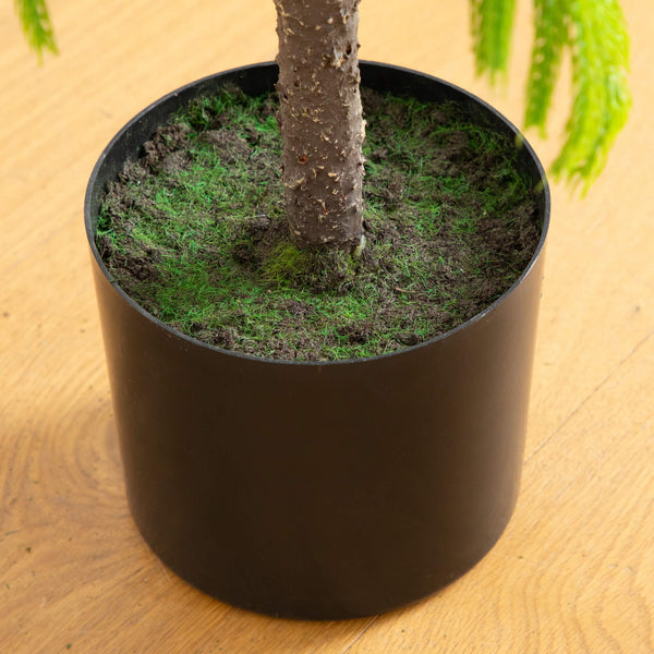 4' Artificial Real Touch Down Swept Norfolk Pine Tree with Natural Look