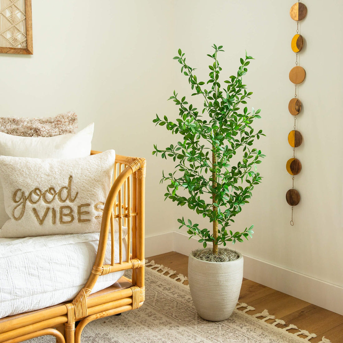 shady lady indoor plant Nearly Natural 4-ft Artificial Shady Lady Black Olive Tree