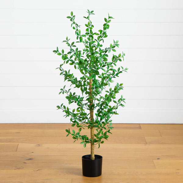 4' Artificial Shady Lady Black Olive Tree