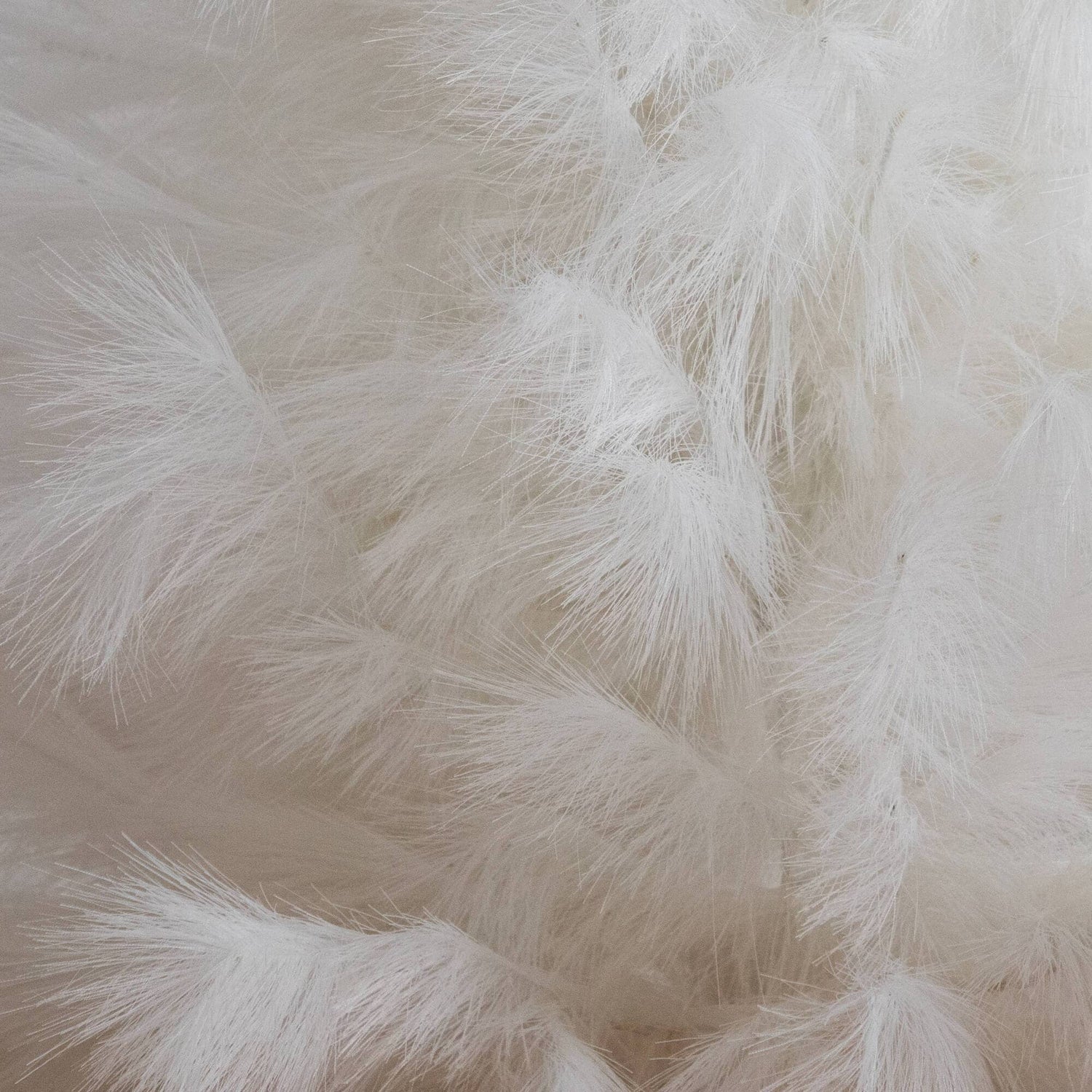 4' Artificial White Pampas Grass Christmas Tree