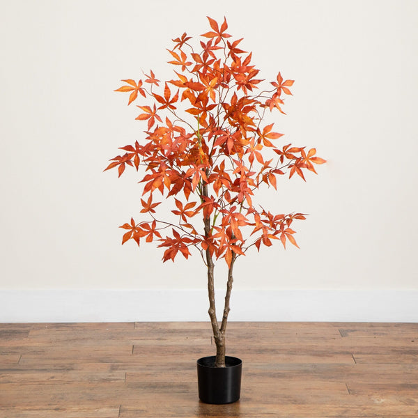 4' Autumn Japanese Maple Artificial Fall Tree