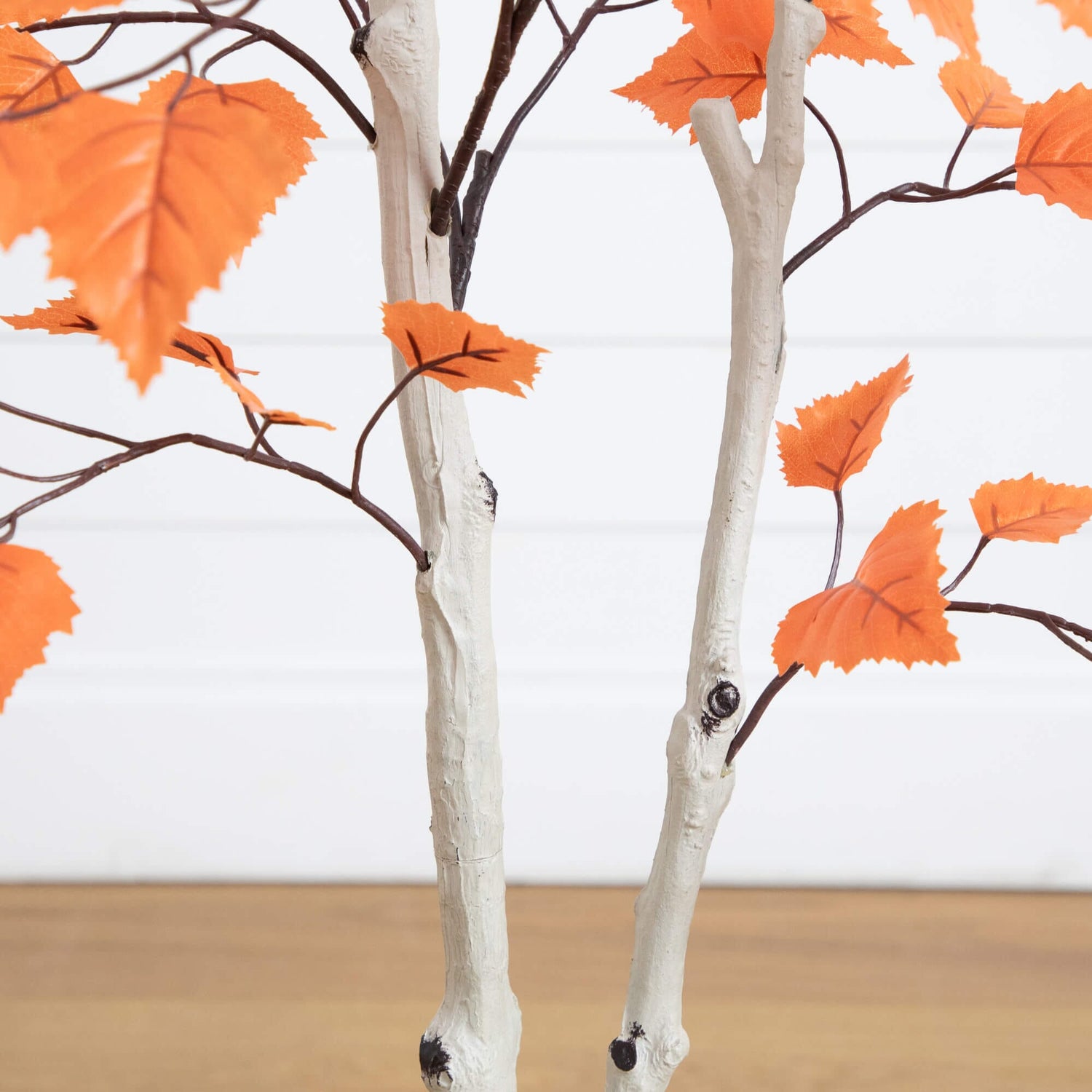4' Autumn Paper Birch Artificial Fall Tree