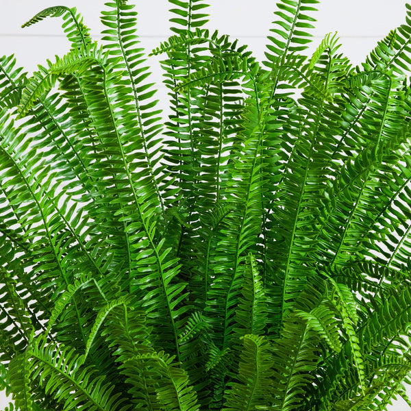 4' UV Resistant Artificial Real Touch Boston Fern Plant (Indoor/Outdoor)