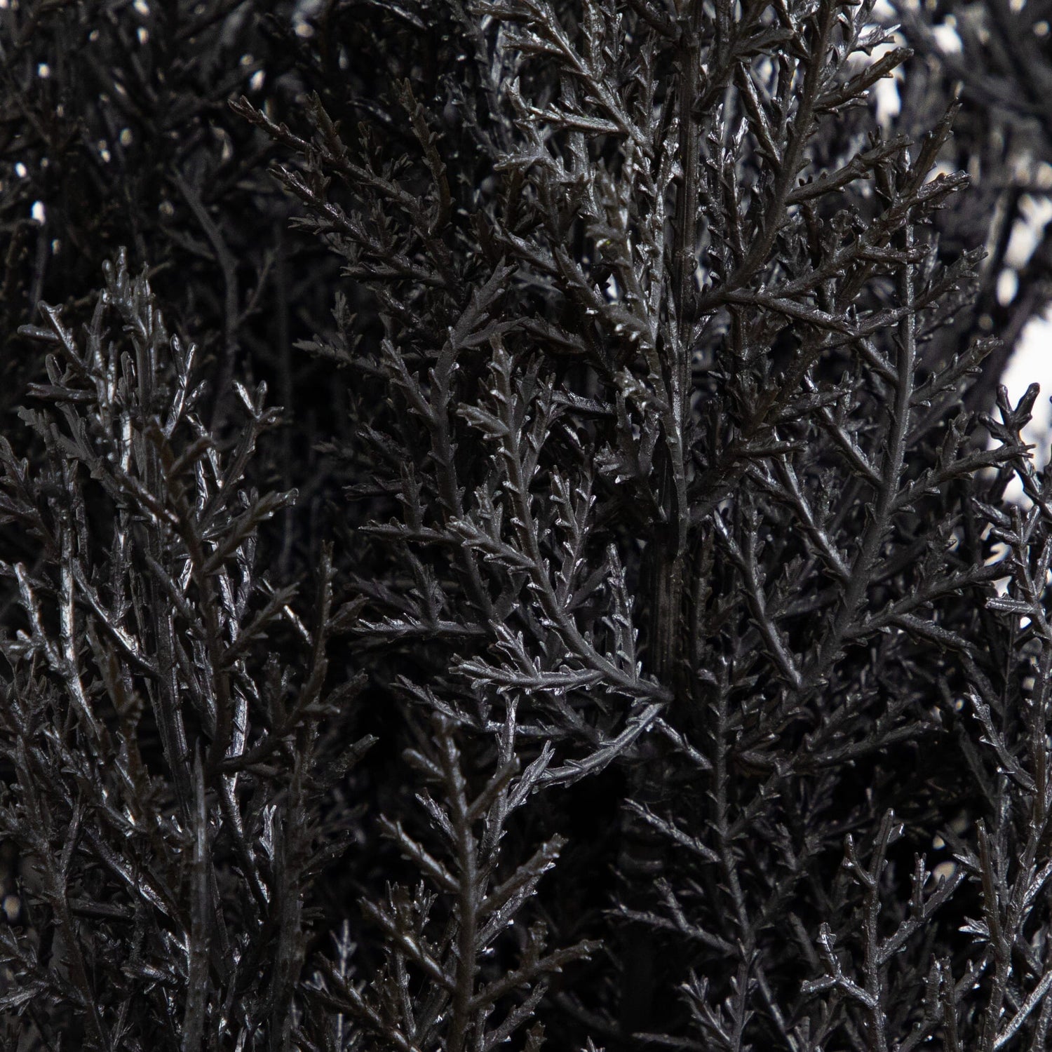 4' UV Resistant Artificial Halloween Black Cedar Tree (Indoor/Outdoor)