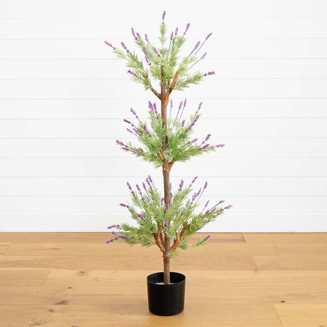 lavender christmas tree plant care 4' Lavender Topiary Silk Tree