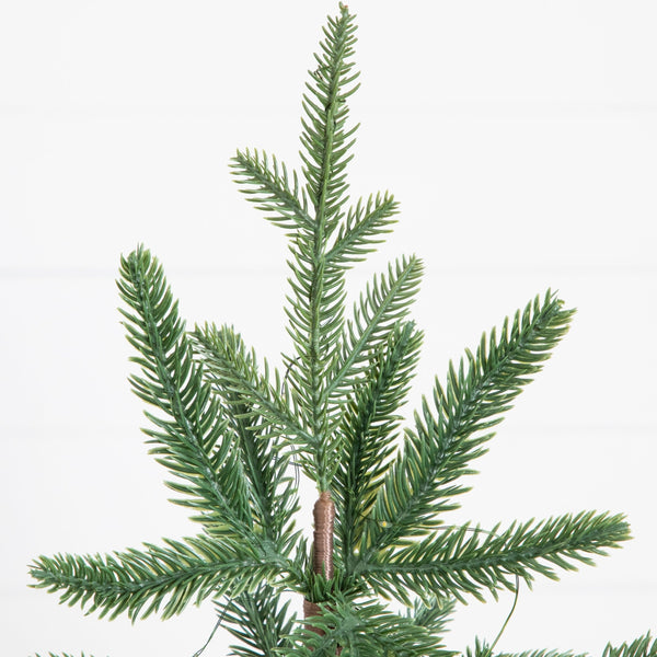 4’ Pre-Lit Artificial Christmas Tree with 120 LED Lights