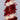 4' Pre-Lit Pop up Red & White Tinsel Christmas Tree with 50 LED Lights