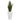 4’ Sansevieria Artificial Plant in White Tower Planter
