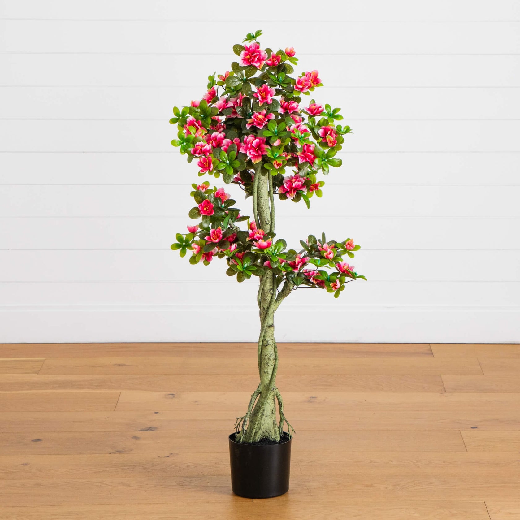 4' UV Resistant Artificial Azalea Tree (Indoor/Outdoor) – Nearly Natural