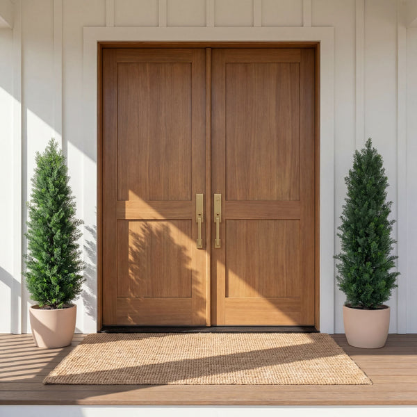 4’ UV Resistant Artificial Cedar Tree (Indoor/Outdoor) -Set of 2