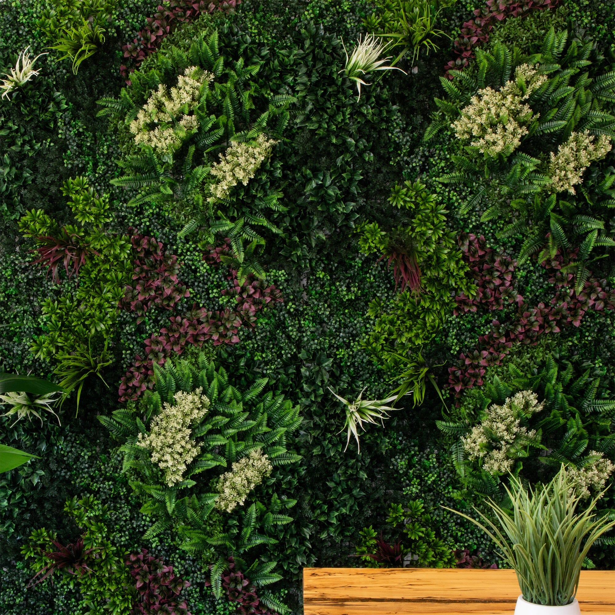 40” x 40” UV Resistant Amazon Rainforest Artificial Living Wall
