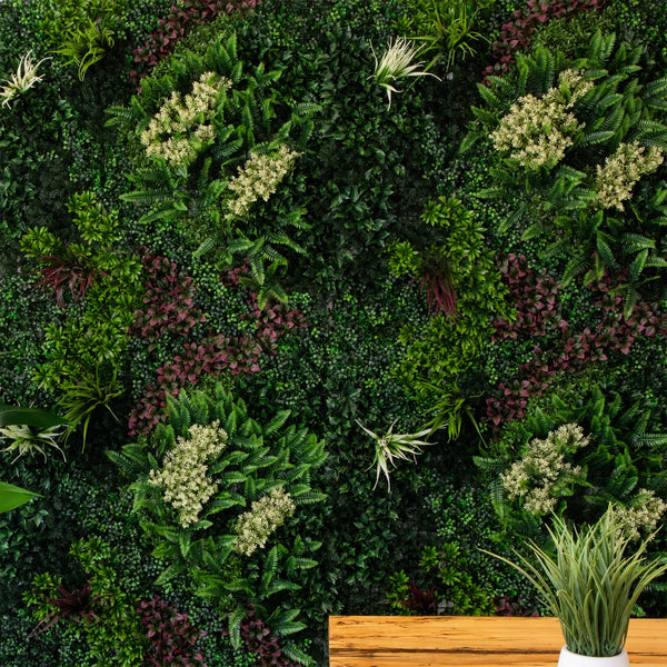 40” x 40” UV Resistant Amazon Rainforest Artificial Living Wall Panel (Indoor/Outdoor)