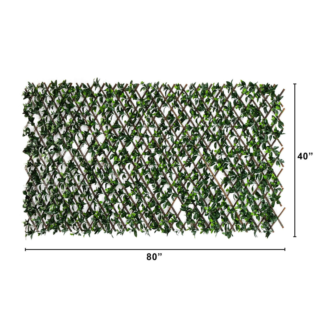 40” x 80” UV Resistant Artificial Gardenia Expandable Privacy Fence Screen  (Indoor/Outdoor)