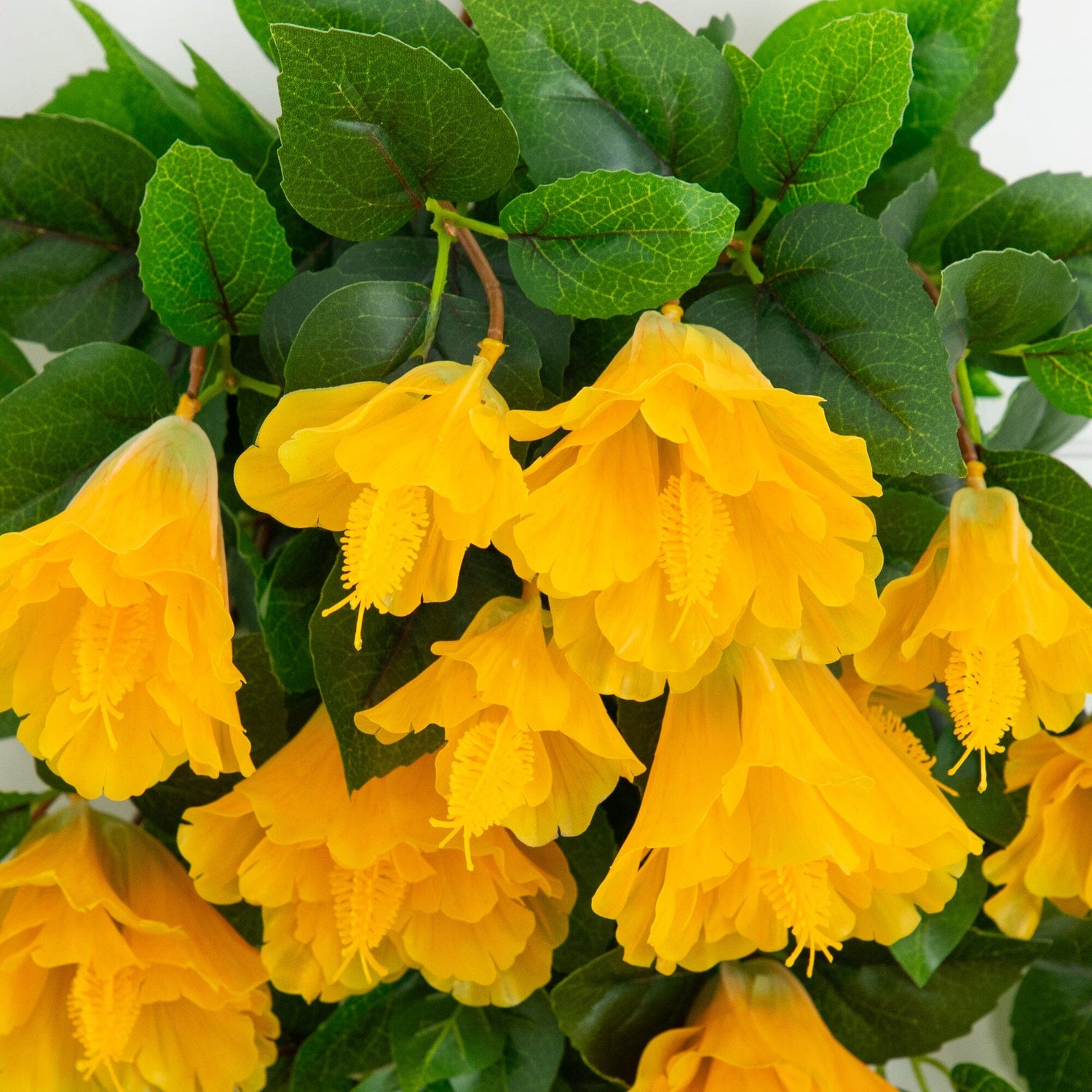 41" UV Resistant Artificial Hibiscus Hanging Plant (Indoor/Outdoor) - Set of 2