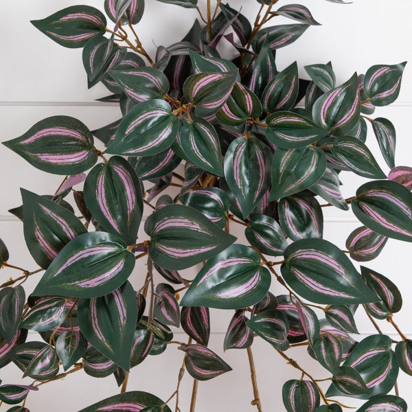 41" UV Resistant Artificial Wandering Jew Hanging Plant (Indoor/Outdoor)- Set of 3