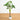 4.5’ Artificial Arrowhead Philodendron in White Decorative Planter