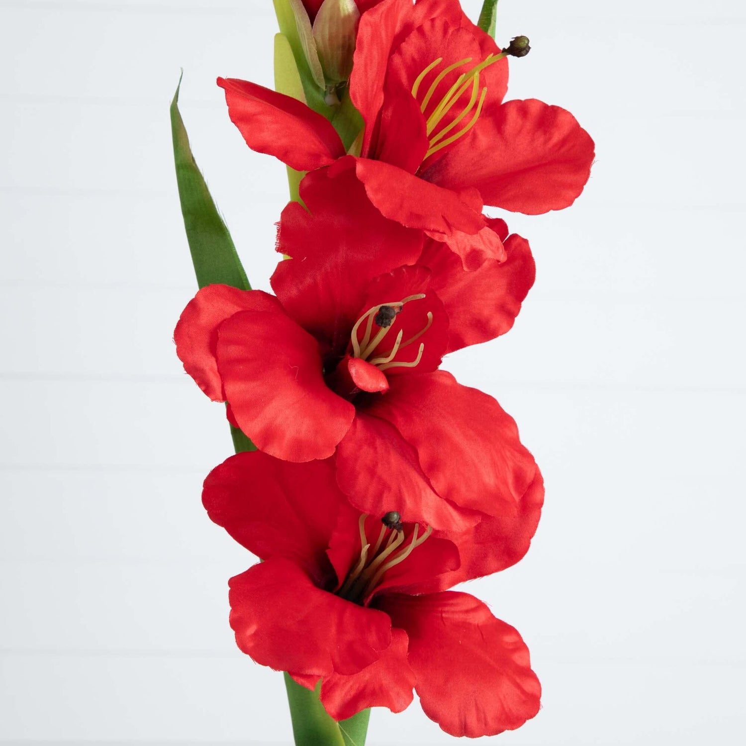 45" Artificial Gladiolus Flower Stems - Set of 3