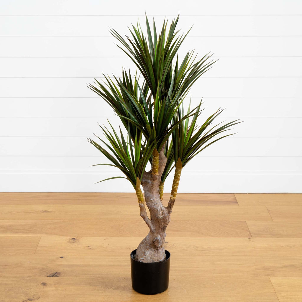 yucca plant indoor or outdoor 46” Yucca Artificial Tree UV Resistant (Indoor/Outdoor)