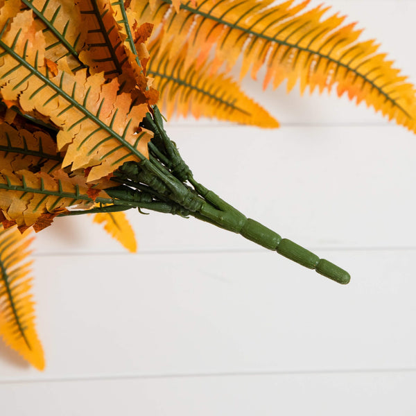 48" Autumn Artificial Fall Boston Fern - Set of 2