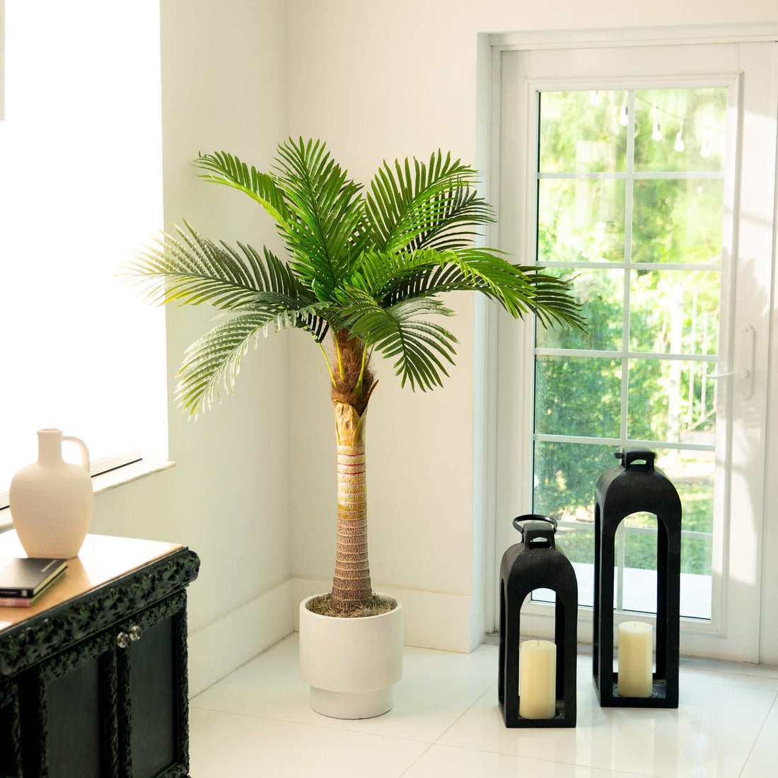 coconut palm tree indoor 5' Artificial Coconut Palm Tree