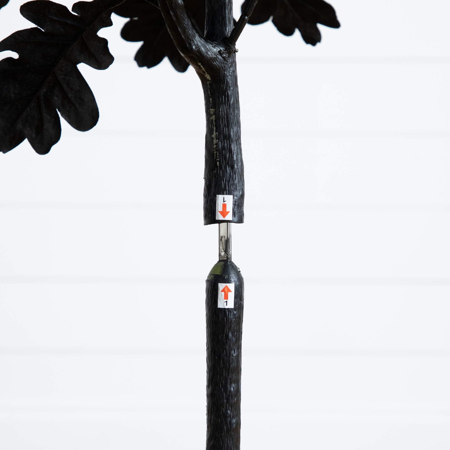 5' Artificial Halloween Black Oak Tree