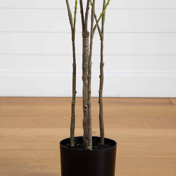 5' Artificial Heart Shaped Ficus Leaf Tree