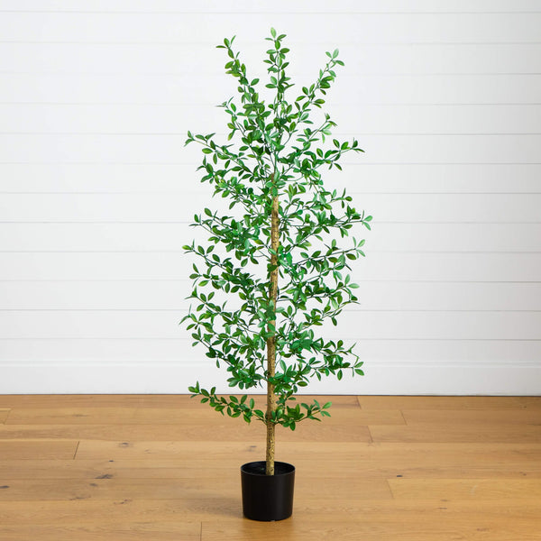 5' Artificial Shady Lady Black Olive Tree