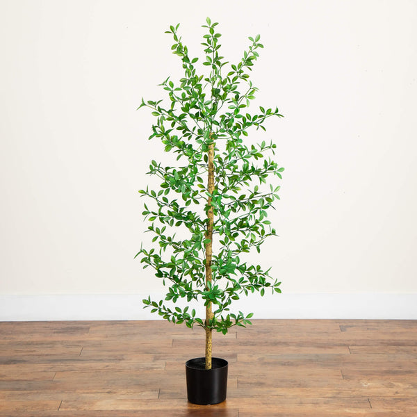 5' Artificial Shady Lady Black Olive Tree