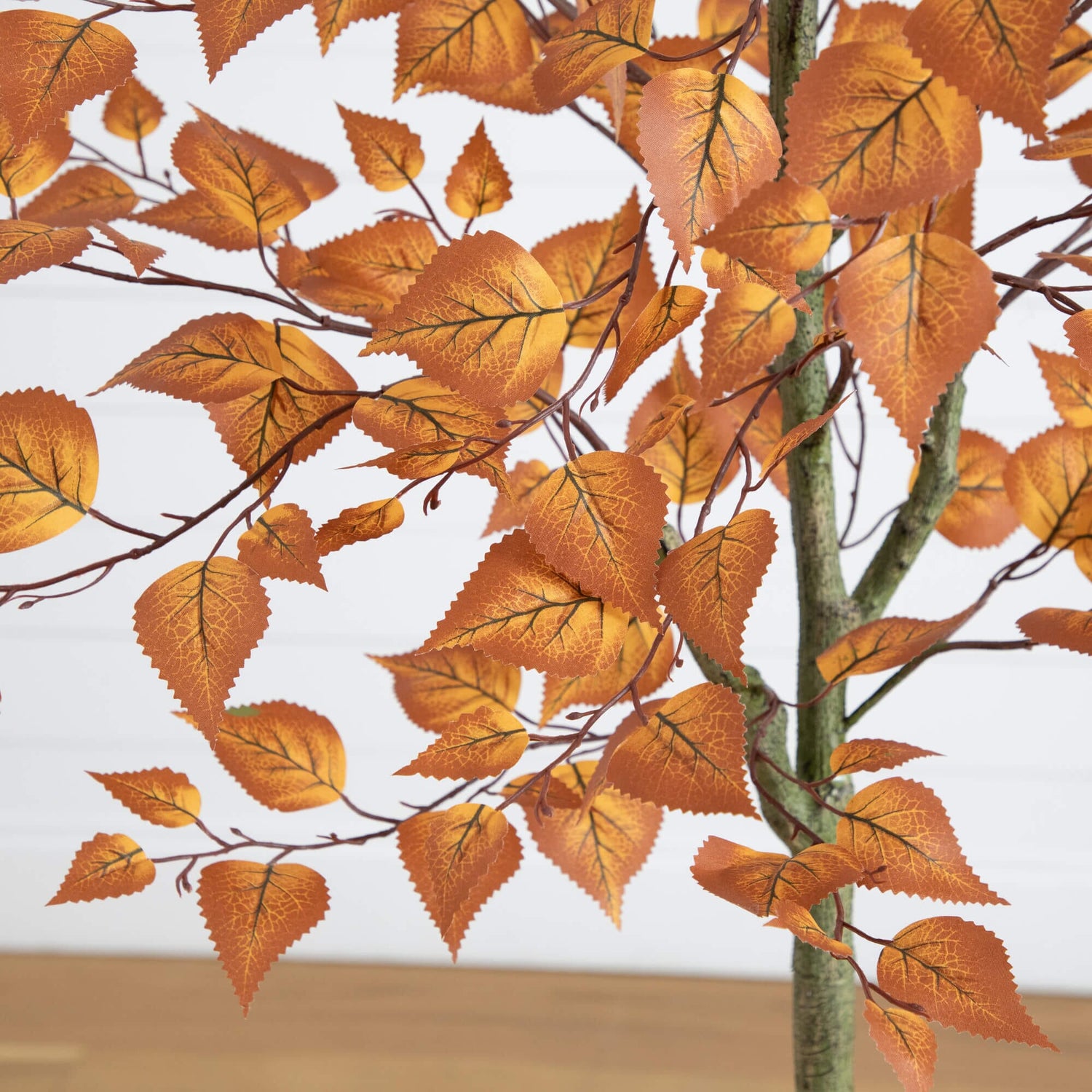 5' Autumn Birch Leaf Artificial Fall Tree