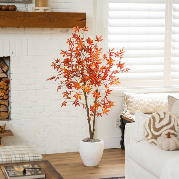 5' Autumn Japanese Maple Artificial Fall Tree