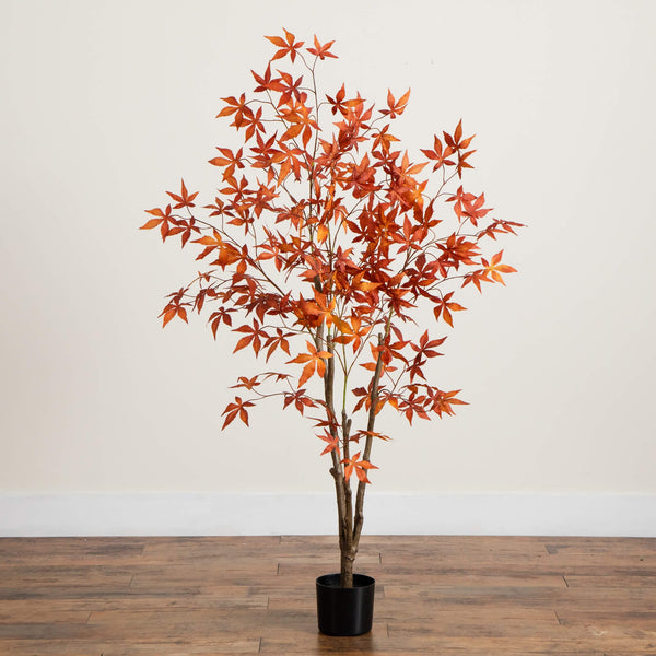 5' Autumn Japanese Maple Artificial Fall Tree