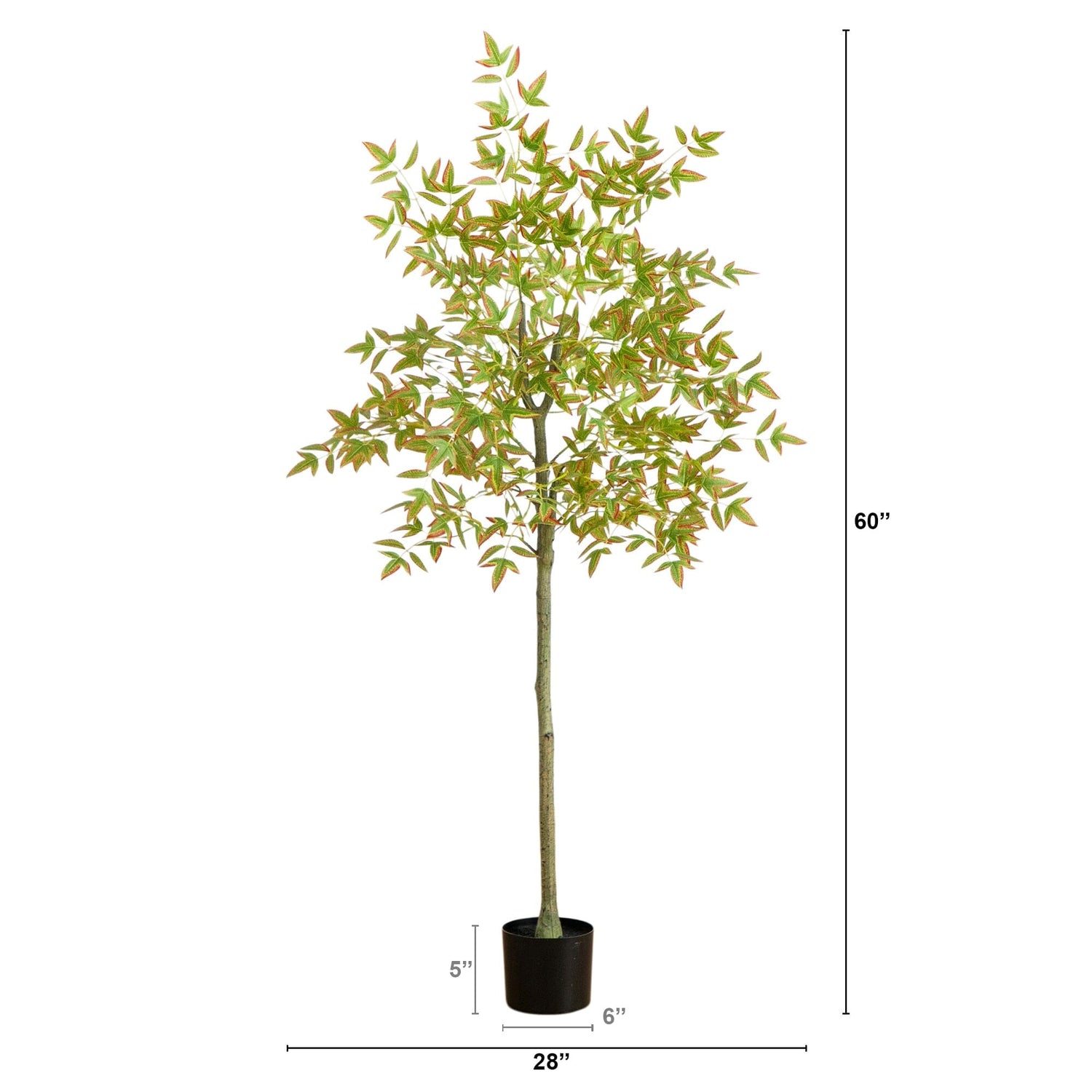 5' Autumn Nandina Artificial Fall Tree