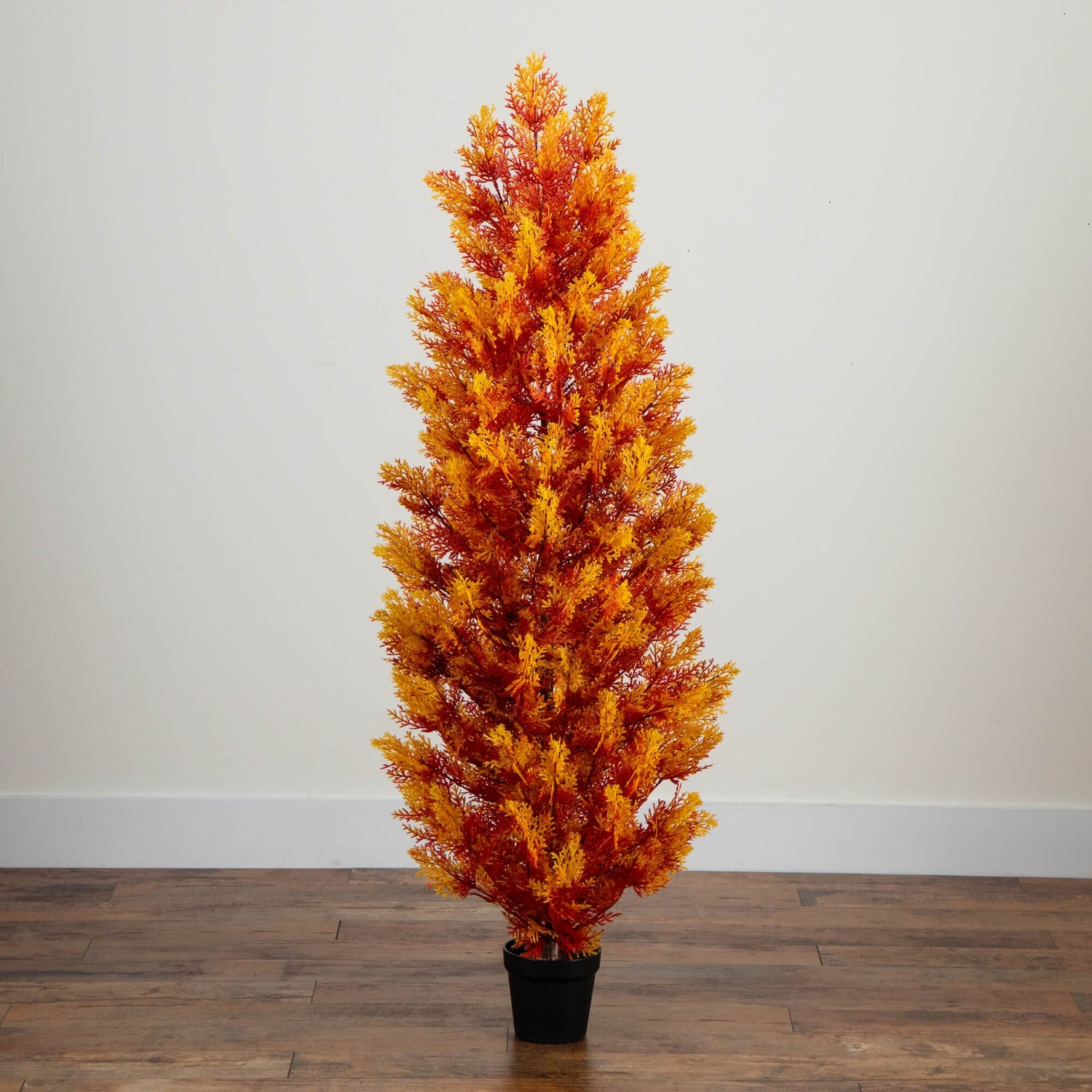 5' UV Resistant Autumn Artificial Fall Cedar Tree (Indoor/Outdoor)
