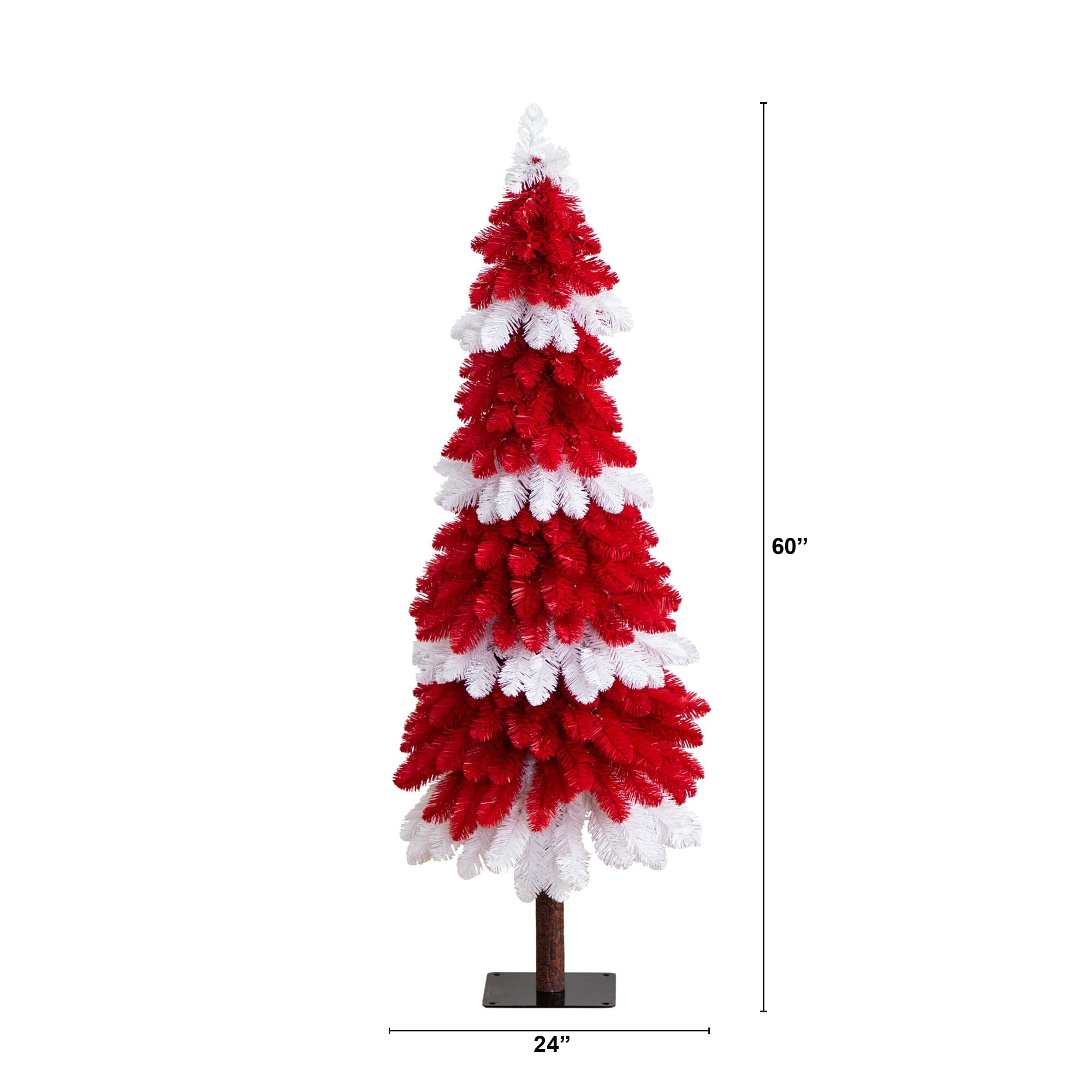 5' PreLit Artificial Peppermint Christmas Tree with 150 Microdot LED