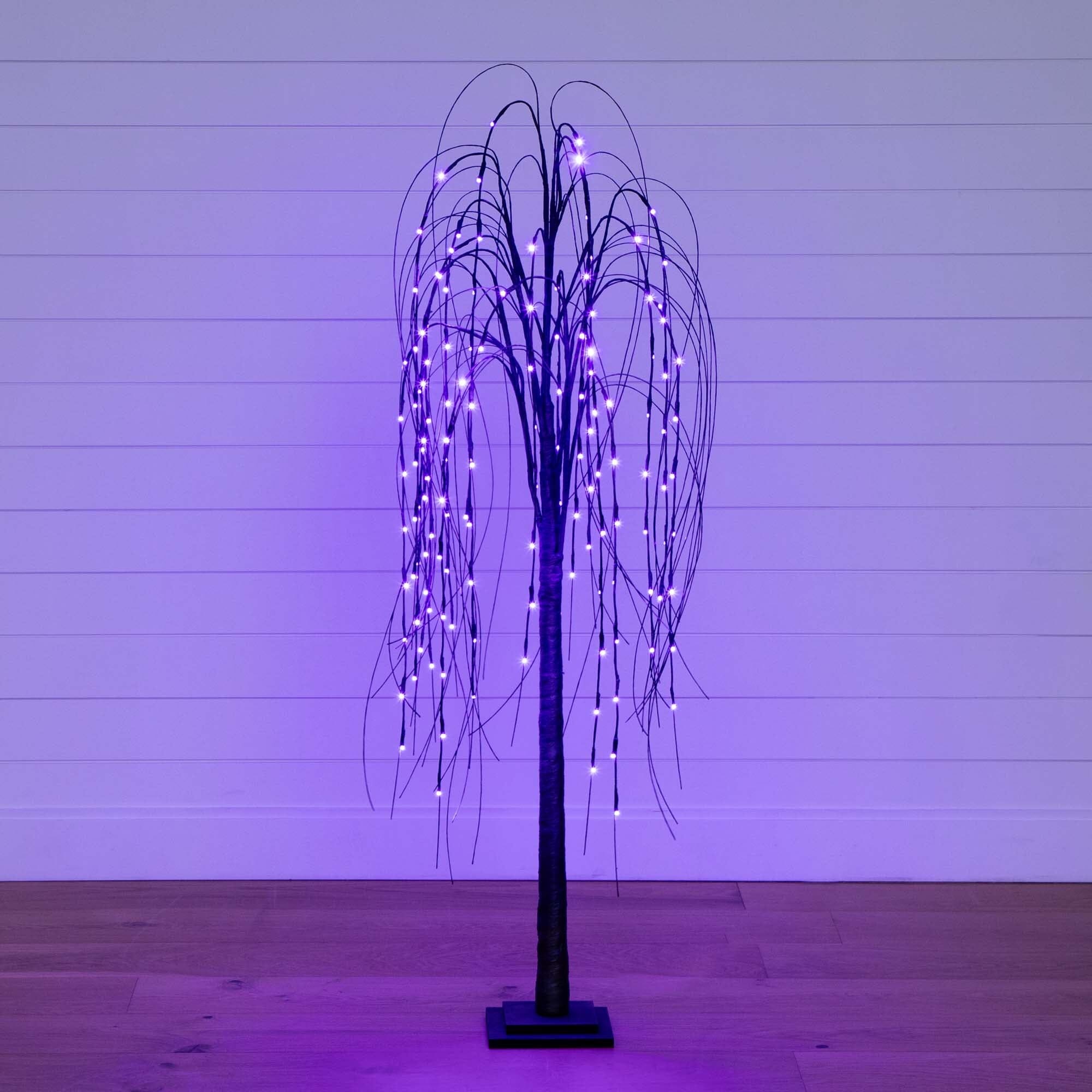 エルテ Erte「Willow Tree」シルクスクリーン 10号大 サイン 5' Pre-Lit Halloween Black Willow Artificial Fall Tree with 144