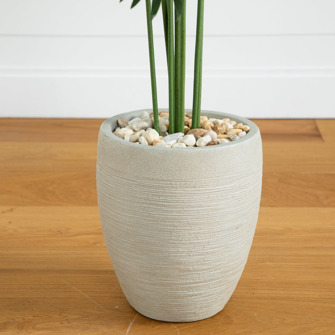 plants palms pottery 5.5' Paradise Artificial Palm Tree in Sand Colored Planter