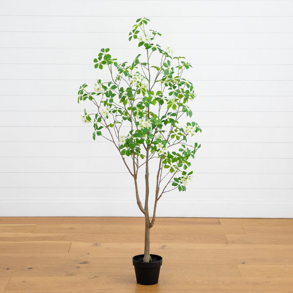 5' Artificial Dogwood Tree