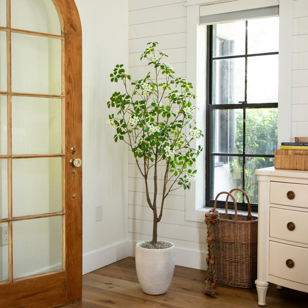 5' Artificial Dogwood Tree